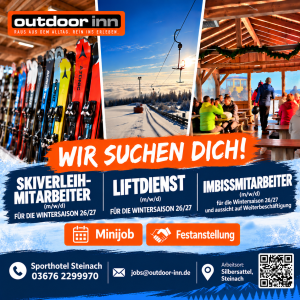 Stellenausschreibungen Skiarena 2026